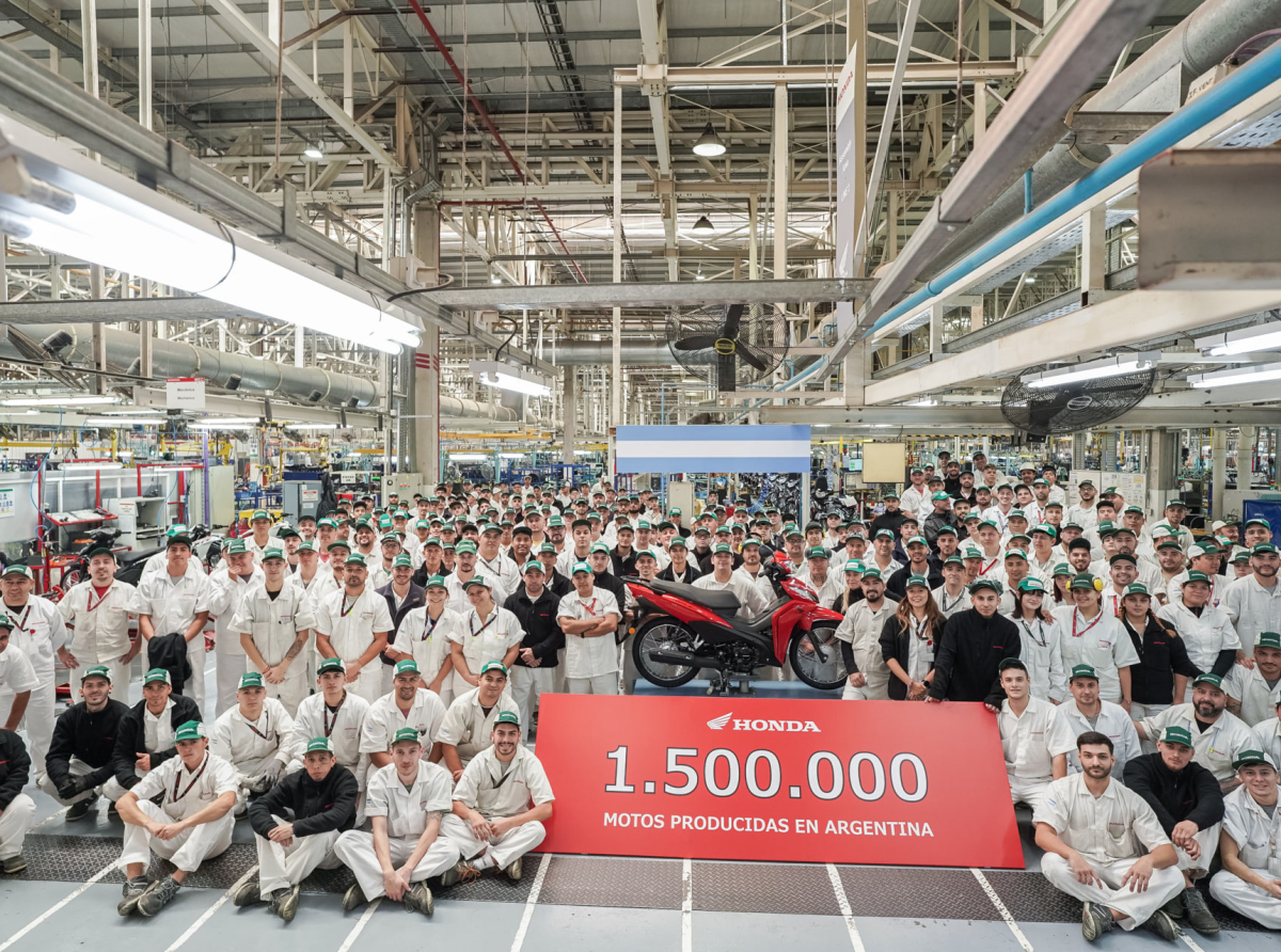 HONDA ARGENTINA ALCANZA UN HITO HISTÓRICO: 1,5 MILLONES DE MOTOS PRODUCIDAS