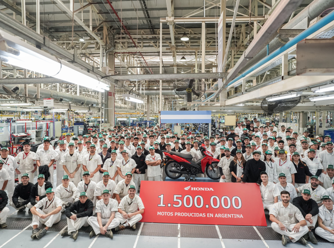 HONDA ARGENTINA ALCANZA UN HITO HISTÓRICO: 1,5 MILLONES DE MOTOS PRODUCIDAS