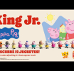 Peppa Pig se suma al menú King Jr. de Burger King con una colección exclusiva de juguetes