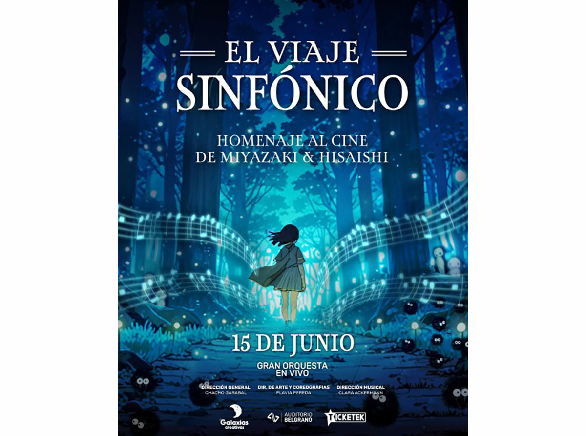 "El Viaje Sinfónico": ¡Sumérgete en la magia de Studio Ghibli con una nueva función en el Auditorio Belgrano!
