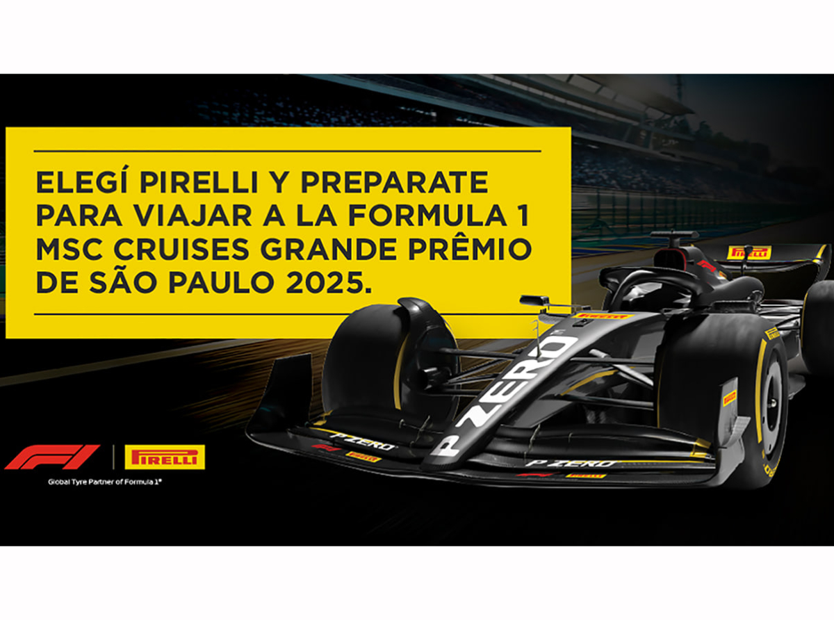 Pirelli te lleva a la Fórmula 1: una promoción exclusiva para fanáticos de la alta performance