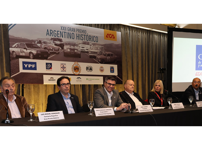 Lanzamiento del XXII edición del Gran Premio Argentino Histórico