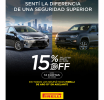 Pirelli te invita a sentir la diferencia de una seguridad superior este agosto con un 15% de descuento.