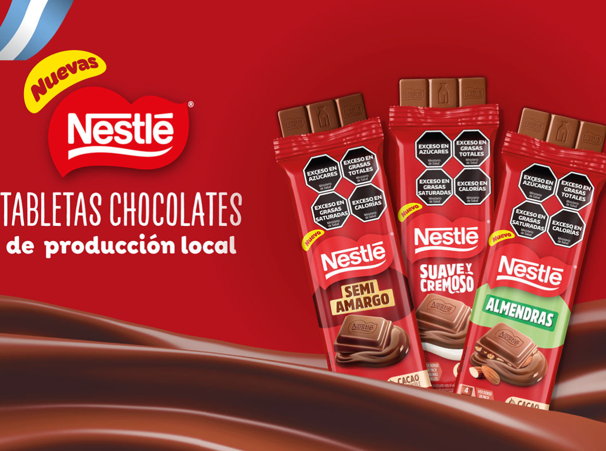 NESTLÉ® amplía su propuesta de chocolates en Argentina con tres nuevos lanzamientos de producción local.