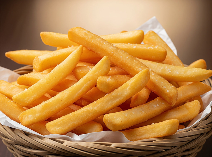 ¡Feliz Día de la Papa Frita! Un clásico que celebra la felicidad y la tradición.