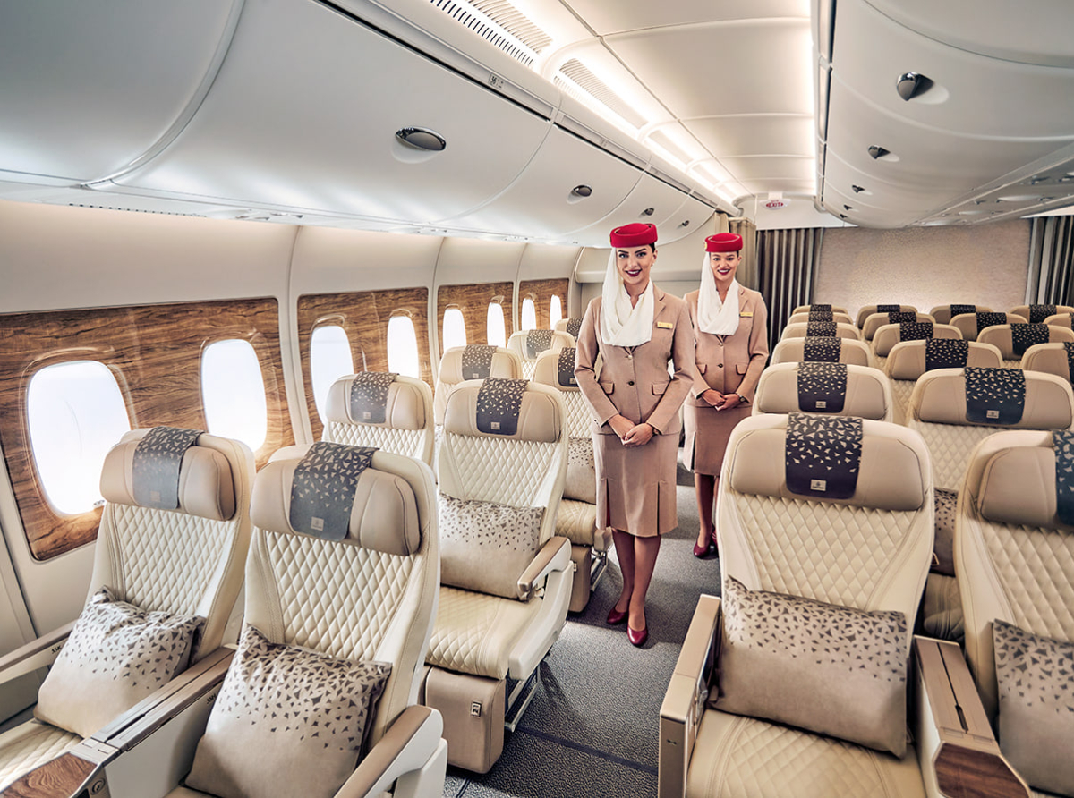 Emirates suma su producto Premium Economy a cuatro nuevas ciudades y eleva la experiencia de viaje.