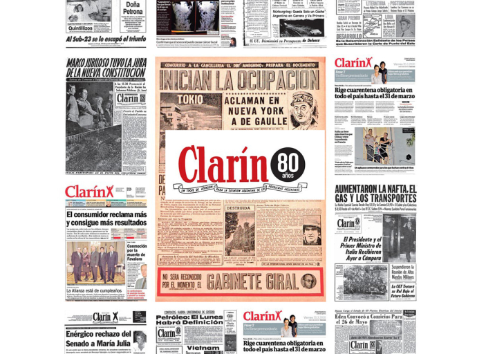 Clarín celebra 80 años acompañando la historia argentina