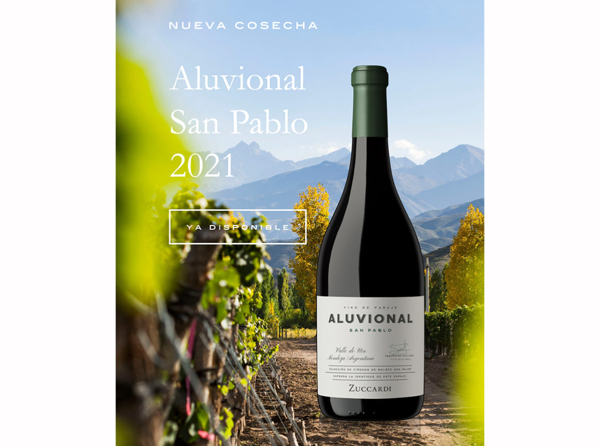 San Pablo, un nuevo Aluvional: Zuccardi Valle de Uco lanza su cosecha 2021.