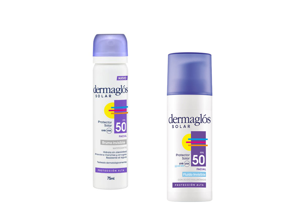 Dermaglós Solar presenta sus nuevas bruma y fluido facial FPS 50: protección, innovación y cuidado integral.