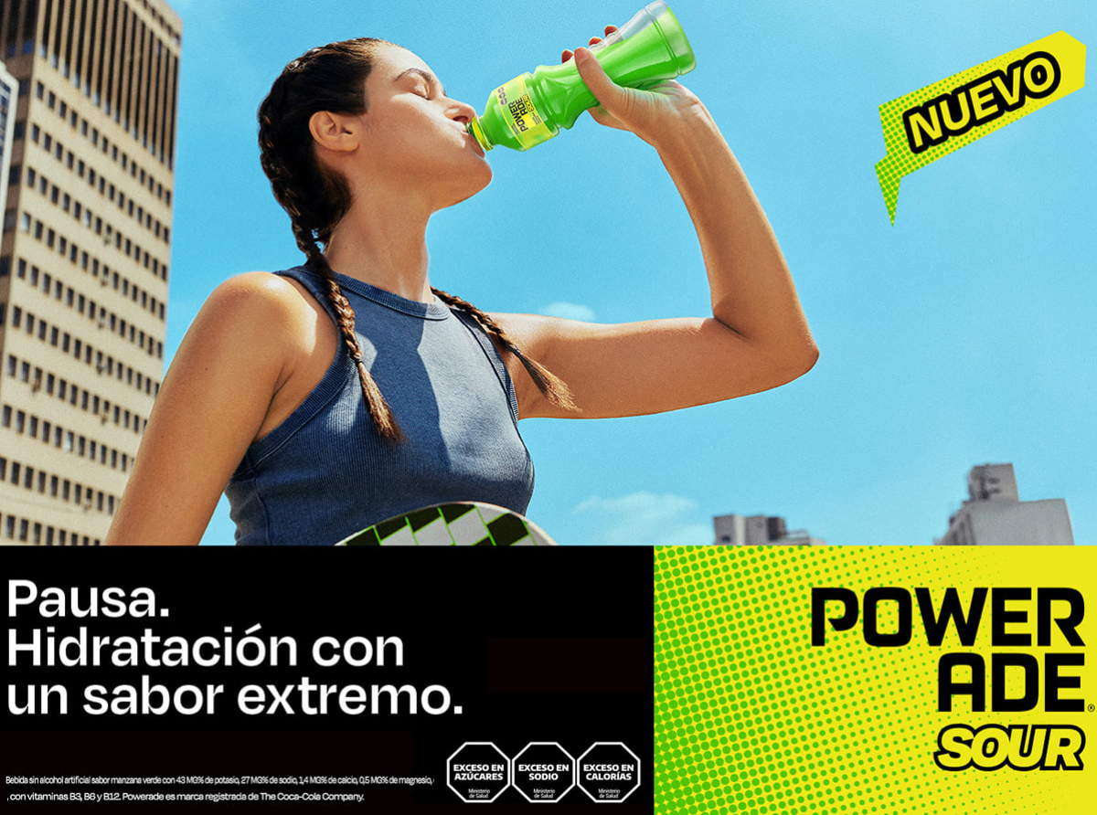 ¡Llega Powerade Sour a Argentina: la nueva explosión de sabor ácido y vibrante que conecta con el ritmo intenso de la Generación Z! 