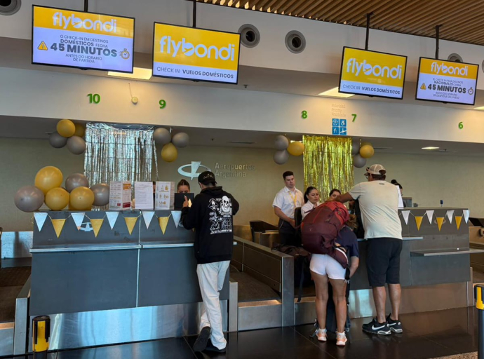 Córdoba se consolida como hub estratégico: Flybondi inaugura su ruta a El Calafate y expande su red nacional e internacional.