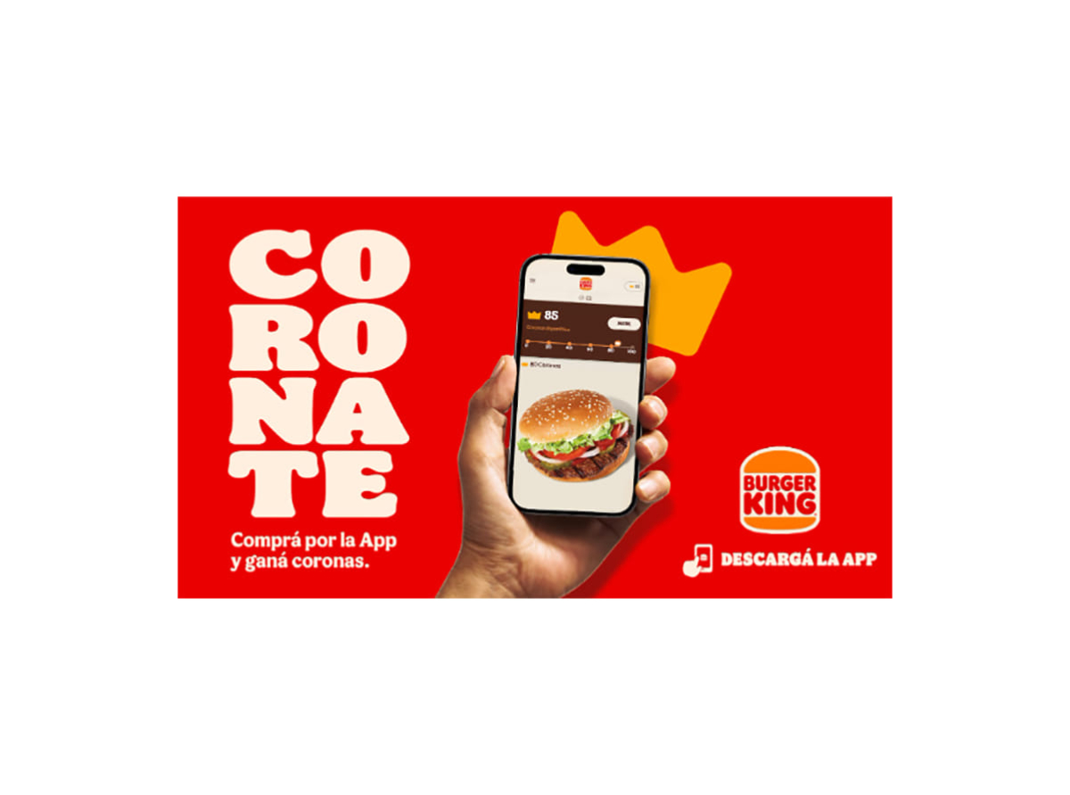 Fidelidad inmediata: Burger King renueva su app "Mi BK" y promete premios desde la segunda compra.
