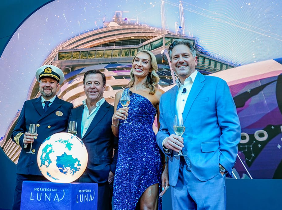 Norwegian Cruise Line bautiza al impresionante Norwegian Luna, su nuevo barco en Miami
