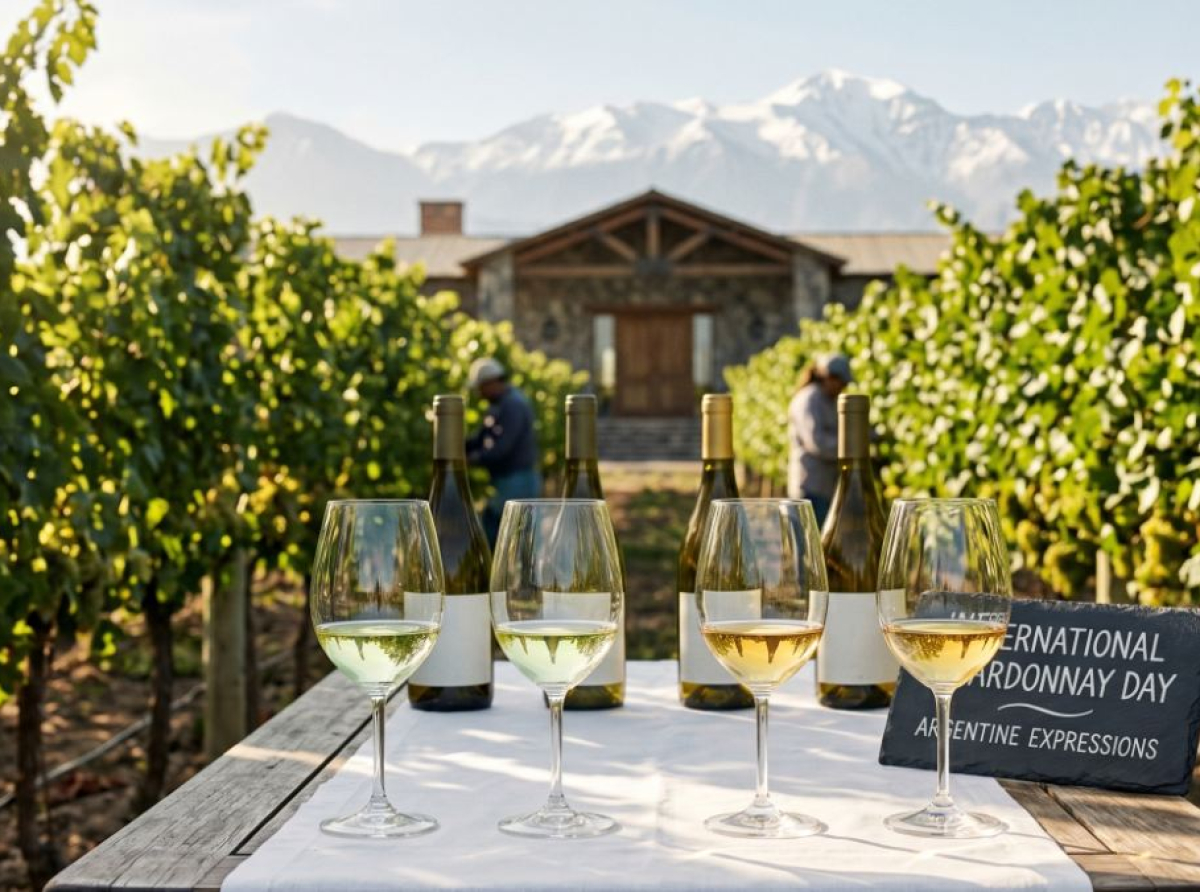 Radiografía del Chardonnay Argentino: Del Valor Cotidiano a la Alta Gama en su Día Internacional