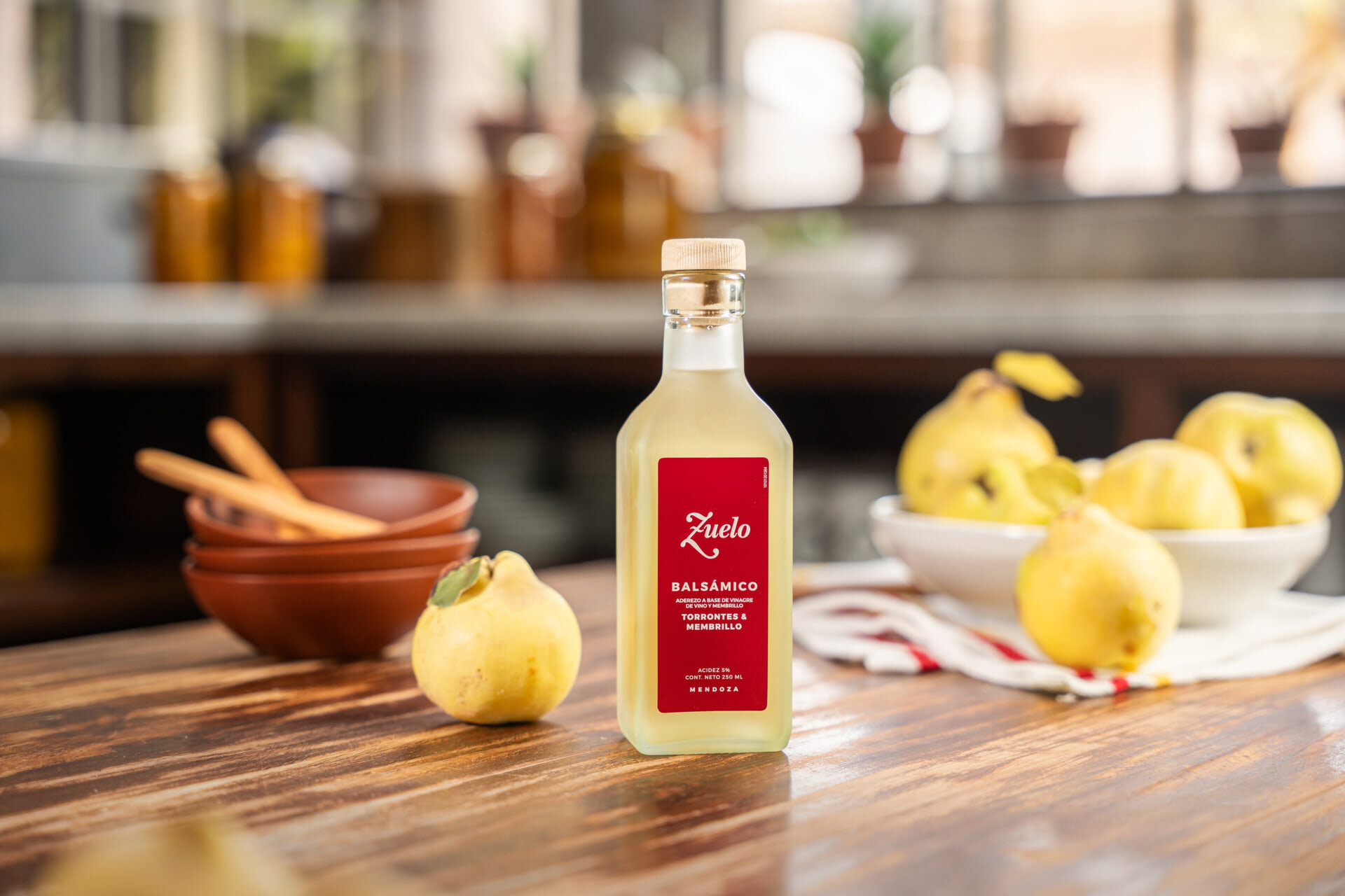 Zuelo lanza un vinagre balsámico de torrontés y membrillo: sabor local, mirada gourmet