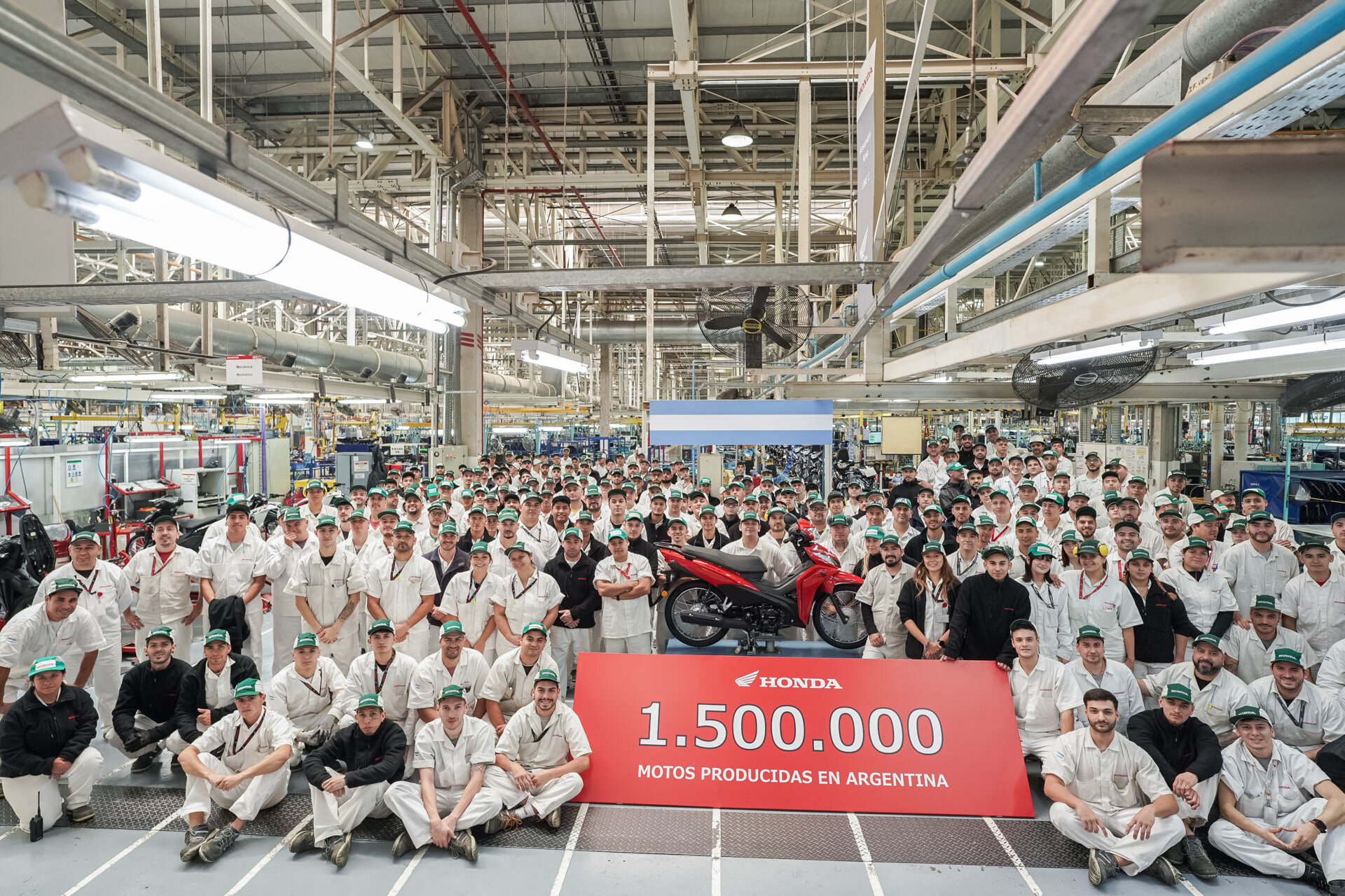 HONDA ARGENTINA ALCANZA UN HITO HISTÓRICO: 1,5 MILLONES DE MOTOS PRODUCIDAS