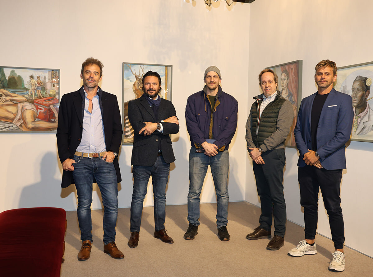 Pacífica Arquitectura celebró el arte contemporáneo con una visita exclusiva a la muestra "Versalles" de Nahuel Vecino en el MNAD
