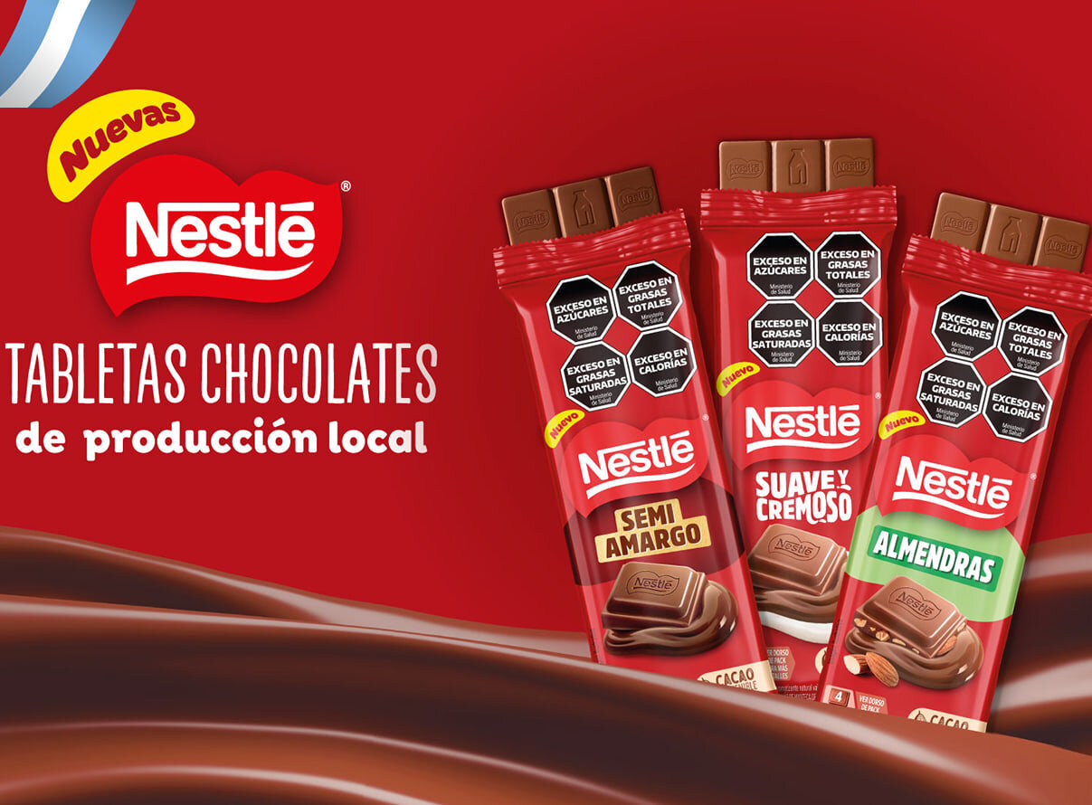 NESTLÉ® amplía su propuesta de chocolates en Argentina con tres nuevos lanzamientos de producción local.