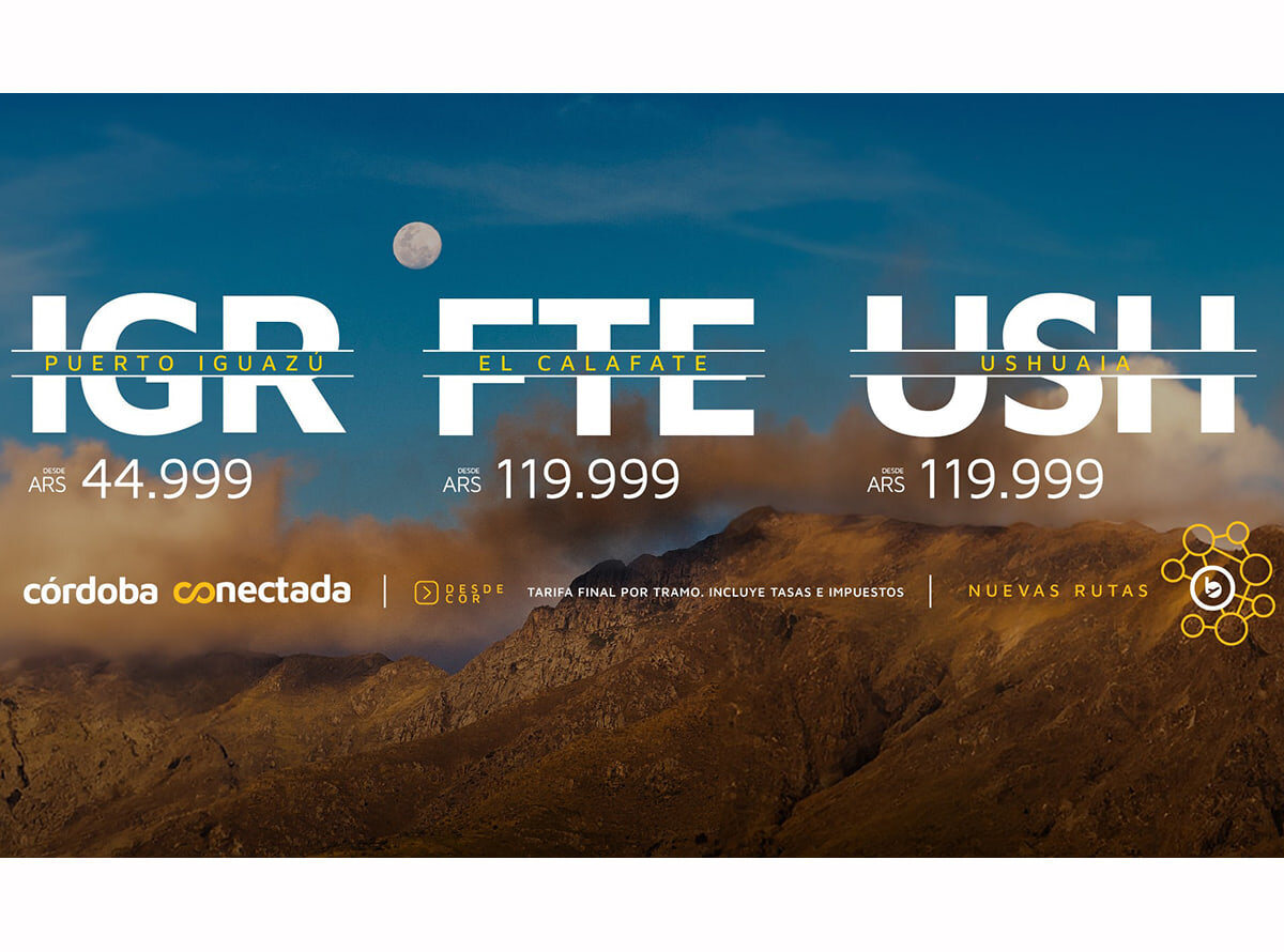 ¡Córdoba súper conectada: Flybondi lanza 3 nuevas rutas nacionales para la temporada de verano!
