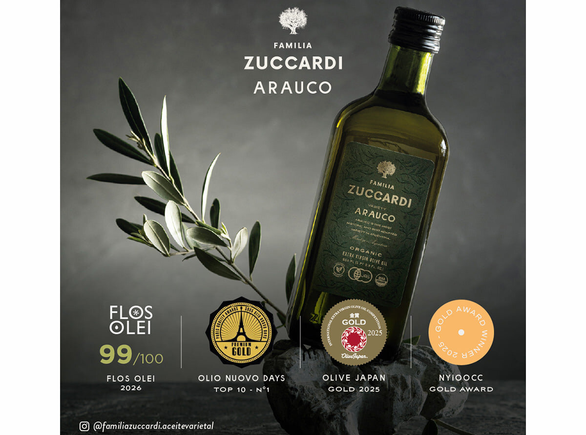 ¡Orgullo argentino! Arauco de Familia Zuccardi conquista cinco nuevos premios internacionales y se consolida como líder mundial en aceite de oliva de alta calidad
