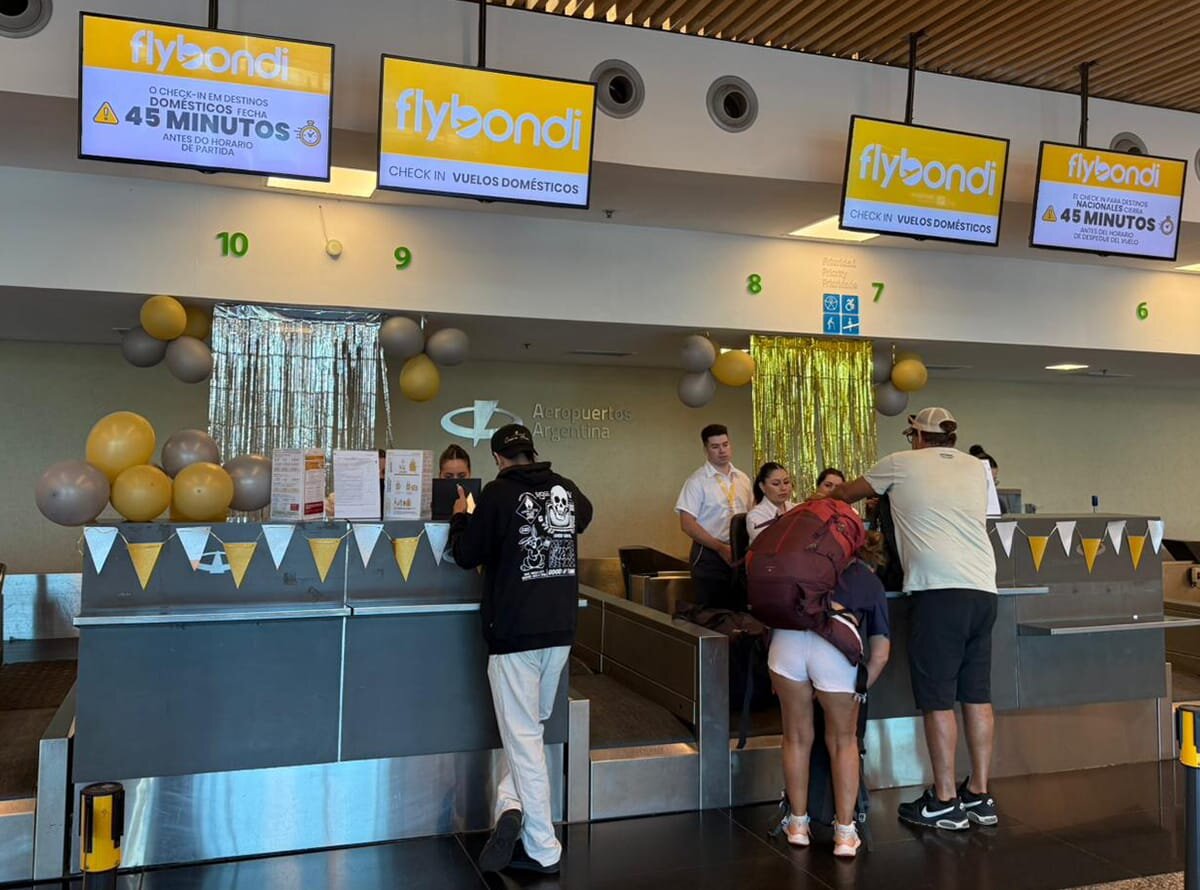 Córdoba se consolida como hub estratégico: Flybondi inaugura su ruta a El Calafate y expande su red nacional e internacional.