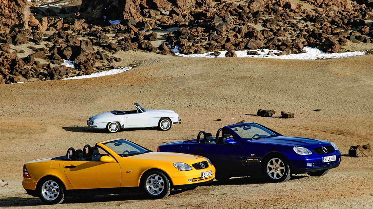Mercedes-Benz celebra los 30 años del SLK: el roadster que revolucionó los años 90.