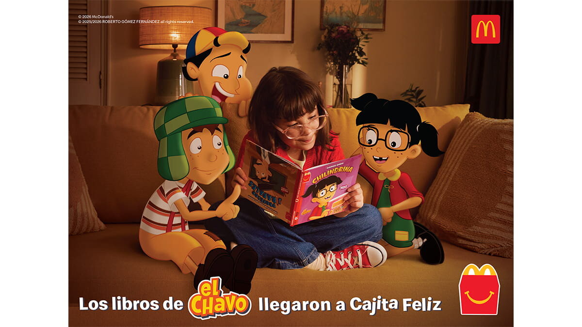 McDonald’s desembarca en la Feria del Libro para fomentar la lectura infantil junto a El Chavo, Topa y Muni.