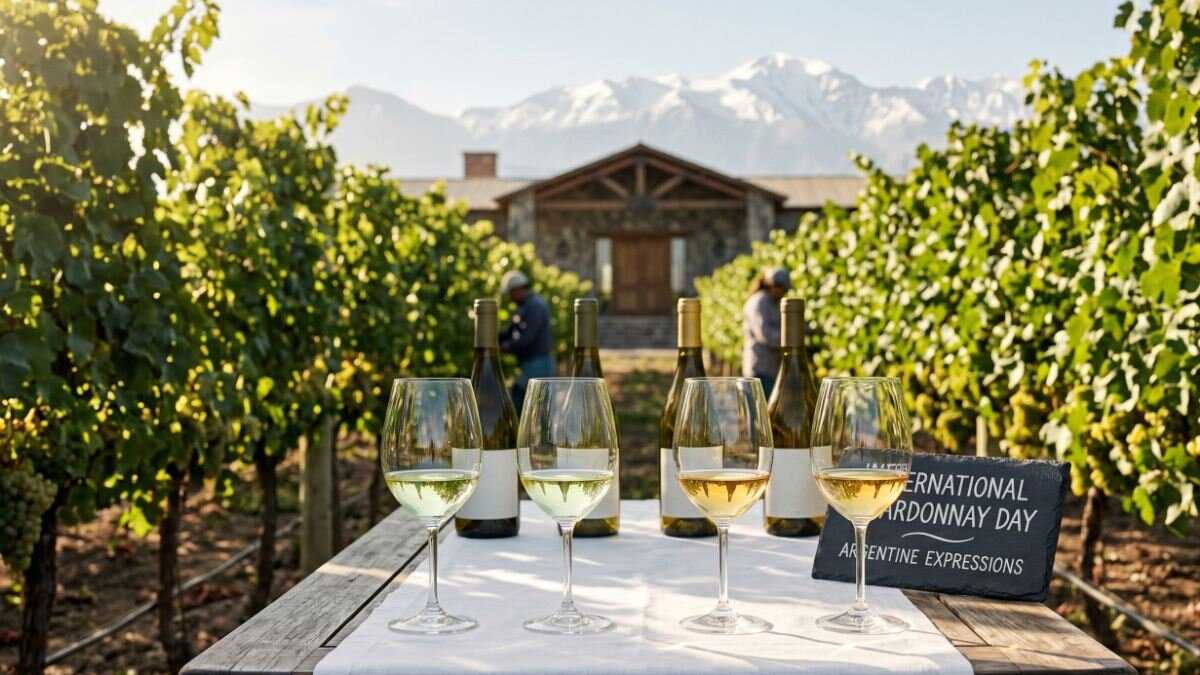 Radiografía del Chardonnay Argentino: Del Valor Cotidiano a la Alta Gama en su Día Internacional