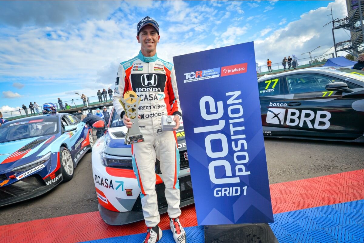 Leonel Pernía logró la pole en Concordia y amplió su ventaja en el TCR South America
