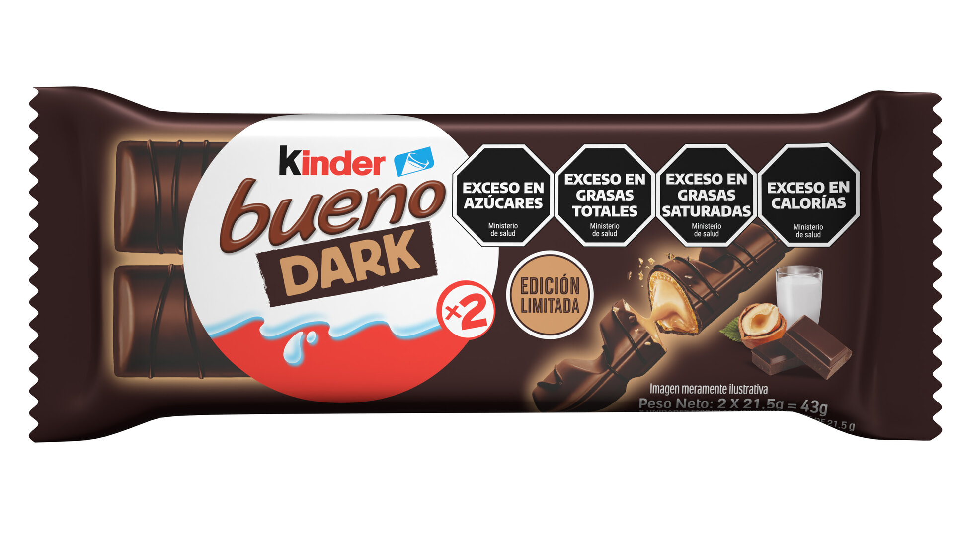 Kinder Bueno Dark: la edición con chocolate amargo que llega a Argentina