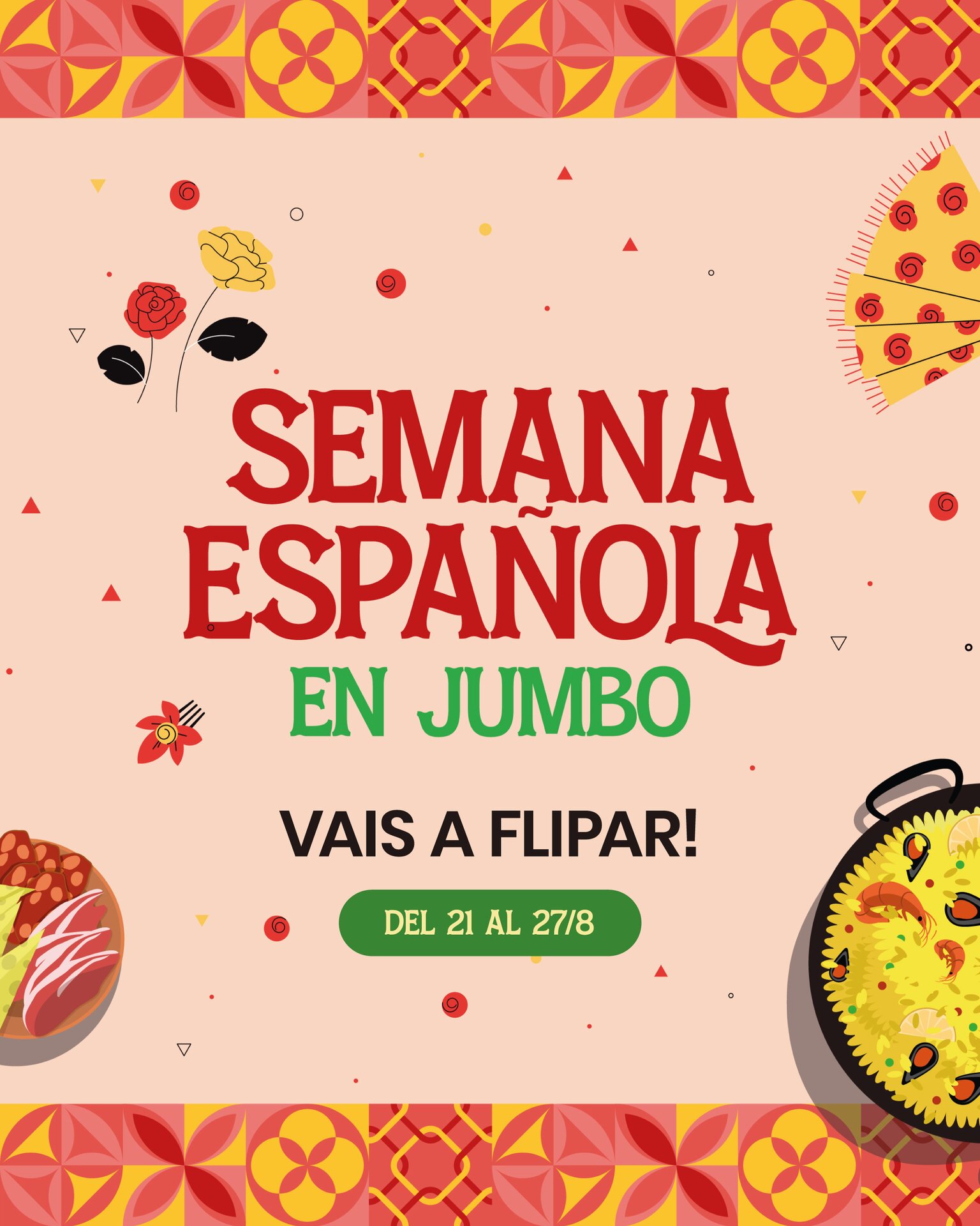 La cocina española toma Jumbo: paella, catas y clases en vivo