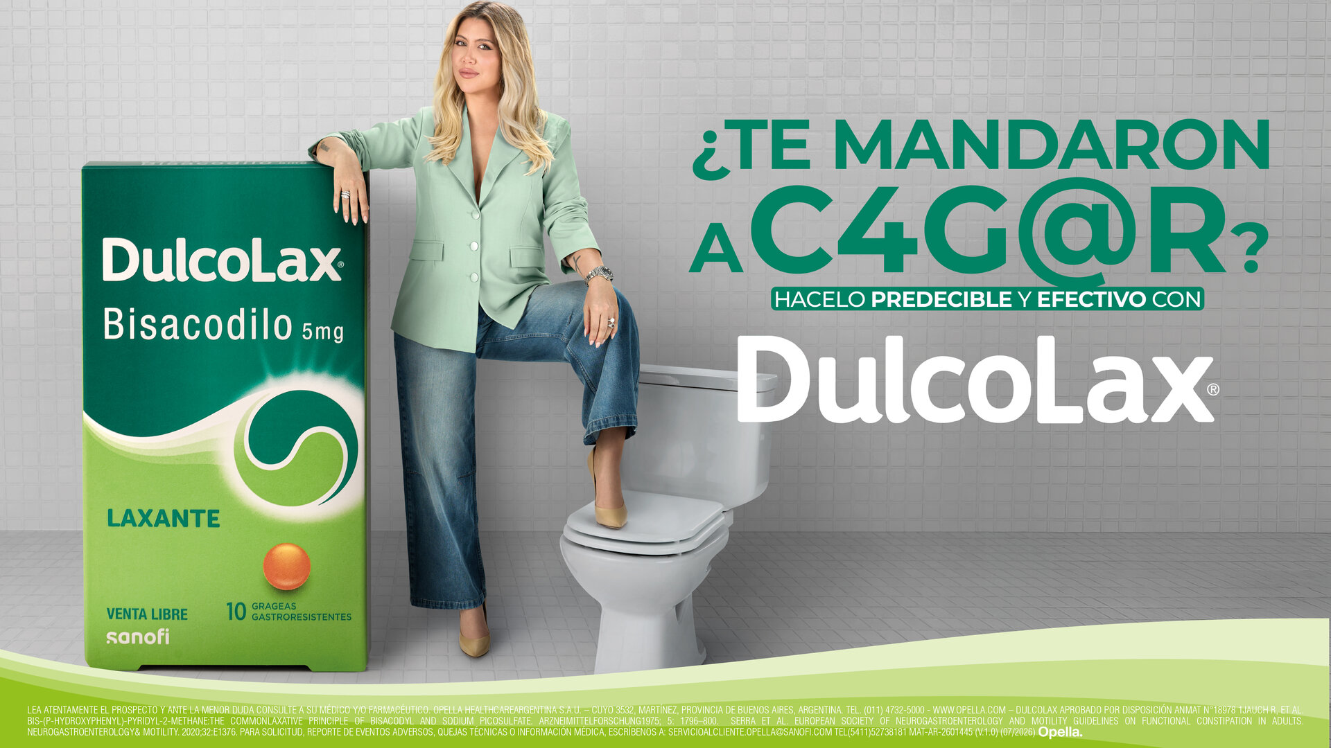 Wanda Nara para DulcoLax: la campaña que usa un insulto para romper un tabú