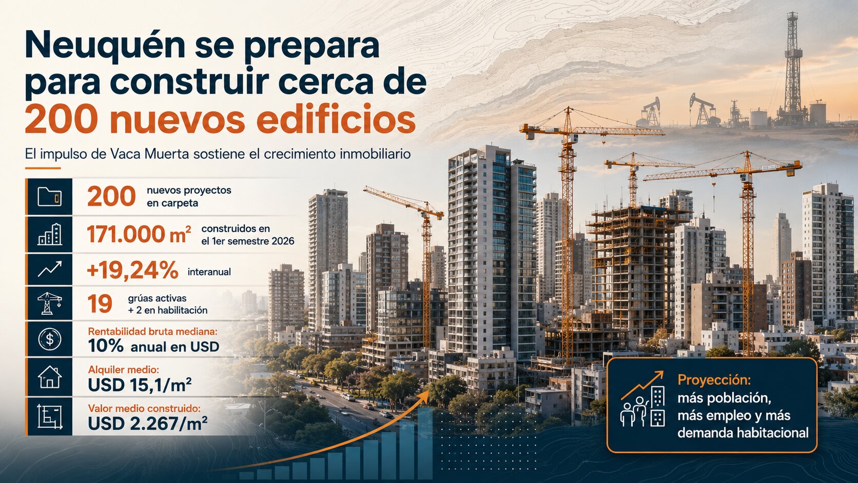 Neuquén: cómo Vaca Muerta impulsa un boom inmobiliario sin precedentes