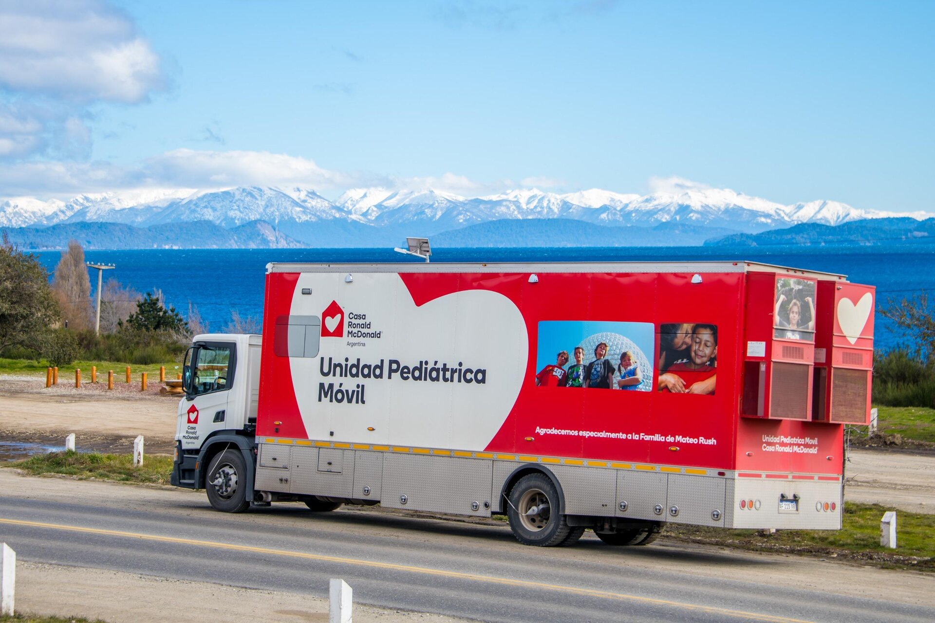 Bariloche: la Unidad Pediátrica Móvil de Casa Ronald McDonald hizo cerca de mil atenciones gratuitas a chicos