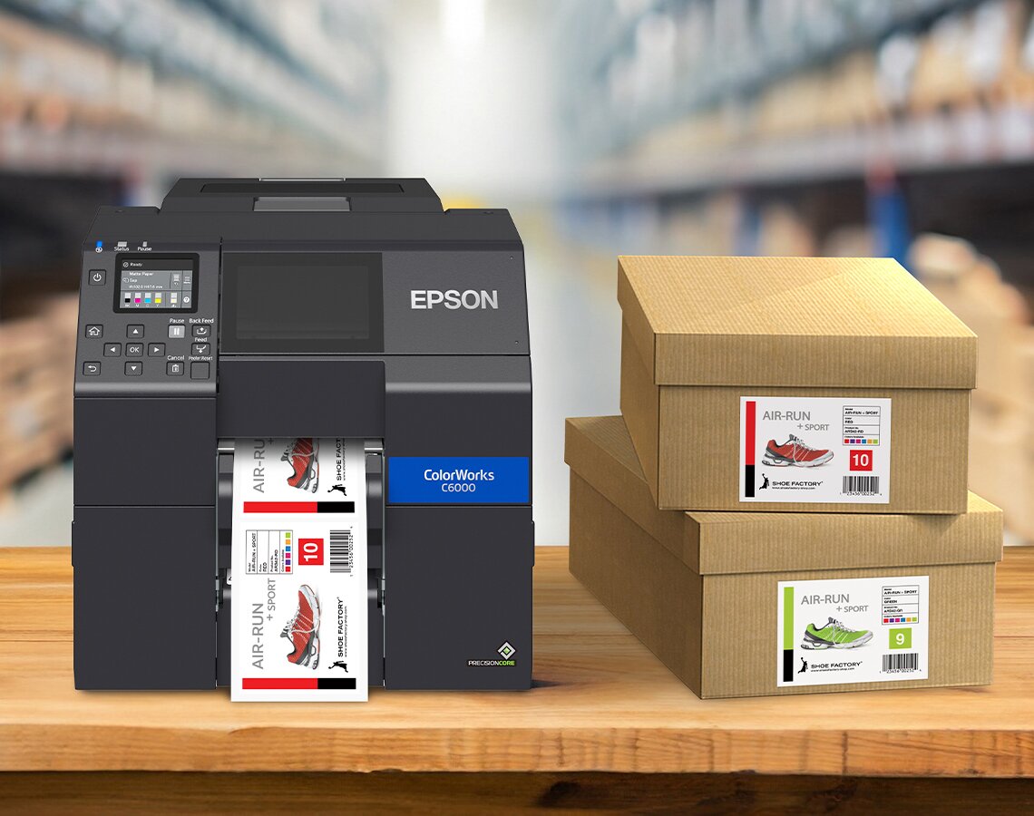 Epson ColorWorks: la etiqueta a color pasa del depósito al producto