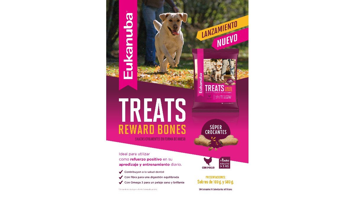 Eukanuba ingresa al segmento de entrenamiento con sus nuevos Treats